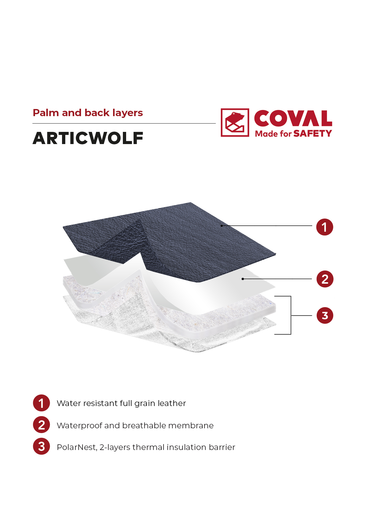 Cryogenic gloves in full-grain leather ARTIC WOLF 2 Cryogenic gloves in full-grain leather ARTIC WOLF - Image 2